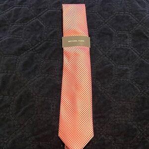 Michael Kors Pink Patterned Tie